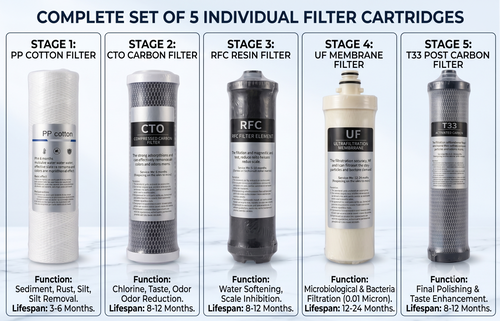 Pure Water Cartridges Replacement Set